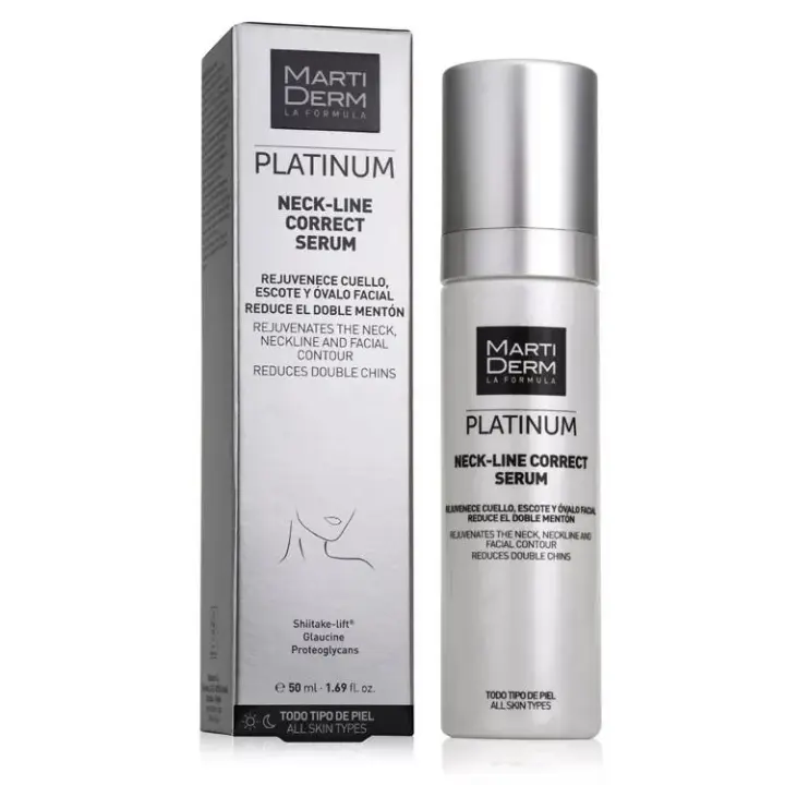 Martiderm Platinum Sérum Corrector Cuello, Escote y Óvalo Facial 50ml - 1