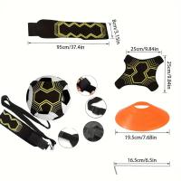 Kit De Entrenamiento De Fútbol Ajustable Con 10 Conos De Agilidad Disc Set De Banda Deportiva En Colores Rojo Naranja Amarillo Verde Azul - details 2