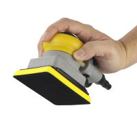 HIFESON Máquina De Amolado Para Coche Pulidora Aérea Con 20 Piezas De Papel De Hierro Herramienta De Pulido Para Coches Grinder Cuadrado 70*100mm - details 2