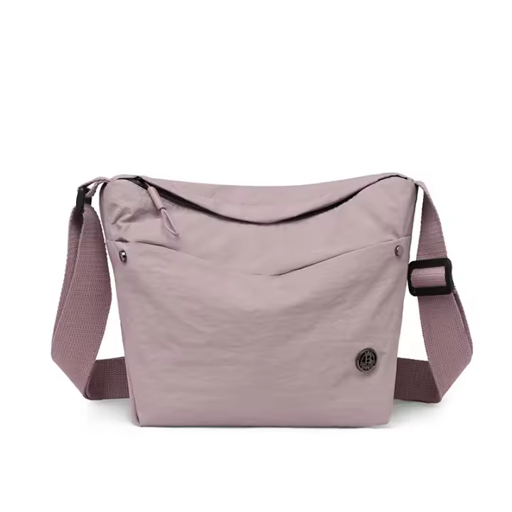 Bolso Bandolera De Nylon Ligero Para Mujer Estilo Casual Bolsa De Hombro De Lona Moda Joven 2024 Versátil Bolso De Mujer - 1