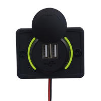 Enchufe Universal Para Coche 12-24V 3.1A Dual USB Cargador Accesorio De Salida De Energía Para Camper Caravana RV Autobús Barco - details 13