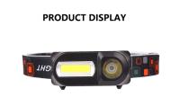 Linterna Frontal LED Potente Mini XPE+COB Para Pesca Y Camping Recargable Por USB Fuente De Luz Super Brillante Para Exteriores - details 11