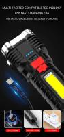 Linterna LED De Alta Potencia Recargable Con Luz Lateral Y 3 Modos De Iluminación Para Camping Y Aventuras Al Aire Libre - details 4
