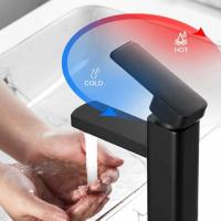 Grifo para lavabo de baño, grifo de agua fría y caliente de superficie triple chapada de un solo orificio de acero inoxidable adecuado para baño y cocina (tubo de agua de 60 cm de regalo) - details 1