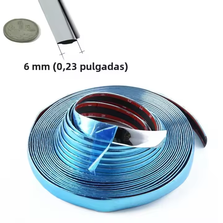 Pegatinas De Protección Para Lados Y Puertas De Coche Universal Autocolante Cromado Anti-Choque Protector Antisecado PVC Para Bumper - 1