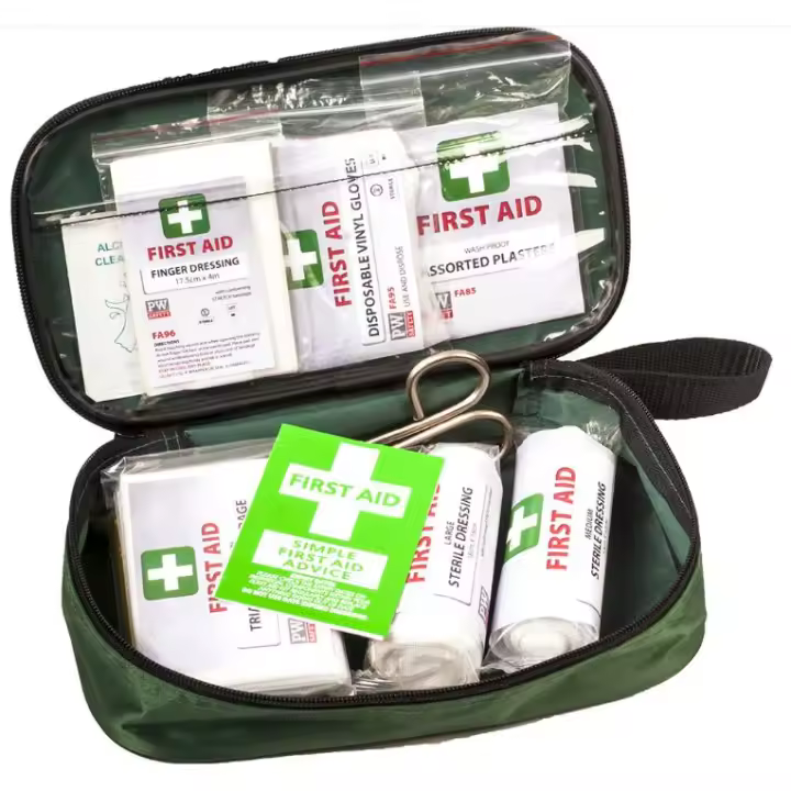 BOTIQUÍN DE MANO PORTWEST K16    Perfecto para coche, moto, baño, cocina,... - 1