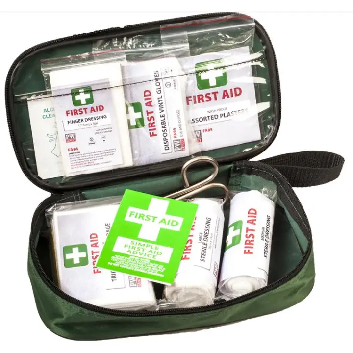 BOTIQUÍN DE MANO PORTWEST K16    Perfecto para coche, moto, baño, cocina,... - 1