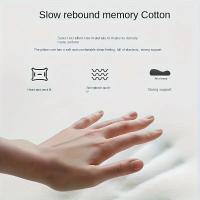 Cojín de masaje de espuma viscoelástica transpirable con calefacción y vibración, alimentado por USB, tracción elástica de cuello y cintura de 135° - details 6