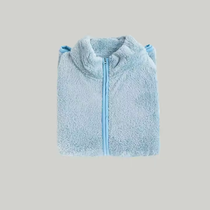 Bata Lidia Aguamarina LlarTextil - Ultra Cálida y Con Cremallera - 1