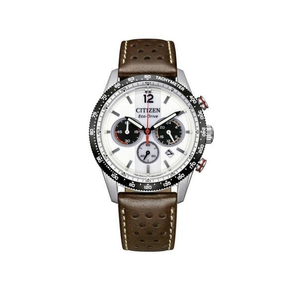 CA4714-04A - Reloj Citizen CA4714‑04A Chrono Racing Eco‑Drive 39,5 mm Acero y Piel El Citizen CA4714‑04A es un reloj de hombre de la colección OF Collection con movimiento Eco‑Drive B620 que se recarga con luz y no req