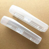 Caja De Almacenamiento Transparente Para Cepillos De Barba De Plástico De Alta Calidad Caja De Afeitar Portátil Para Viajes Contenedor Para Hojas De Afeitar Para Hombres - details 2