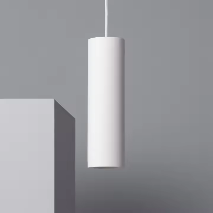Ledkia Lámpara Colgante de Yeso Slim Blanco - 1