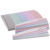 Set De 5/10 Pcs Archos De Uñas Profesionales Con Papel De Herramientas De Manicura 150/180 Y Forma De Media Luna Verde - details 4