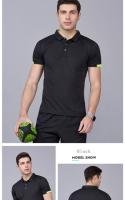 Camisa Polo Corta Secado Rápido Para Golf Y Deportes Transpirable Con Botones Para Hombres Estilo Casual Disponible En 8 Colores - details 6