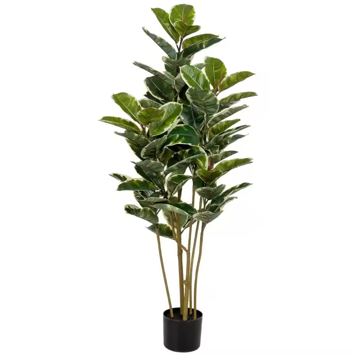 Planta decorativa artificial de roble  blanco, 60x60x128h cm - 1