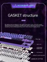 Teclado Mecánico VGN V87 Con Intercambio Caliente En Tres Modos Teclado De Juego RGB Dinámico Con Gatillos PBT Ergonómico Para Gamer Win Mac Oficina - details 12