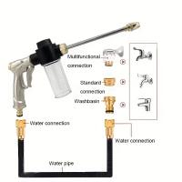 Bomba De Jardín Flexible Y Expansible De Alta Calidad Con Rojo Negro Y Blanco Nozzle De Alta Presión Para Limpieza Y Lavado De Coches - details 8