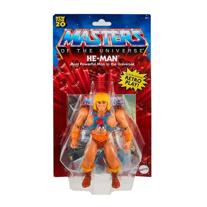 Mattel Figura He-Man Masters del Universo Articulada 14cm - Colección Nostálgica - 1