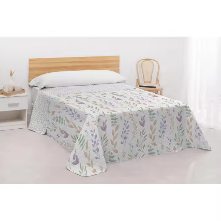 Colcha Bouti Estampada Reversible Madiel Plus, Multicolor, Innova Home - 1