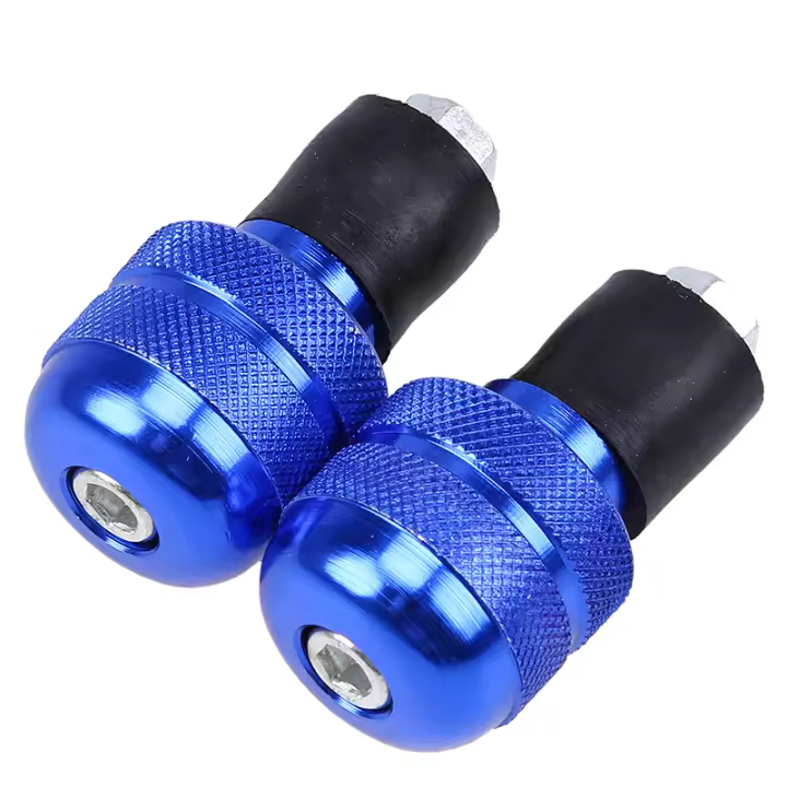 2PCS Accesorios De Motocicleta Tapa De Manillar Universal Para Honda Suzuki Yamaha Aluminio 22mm 7/8" Capa De Manija - 1