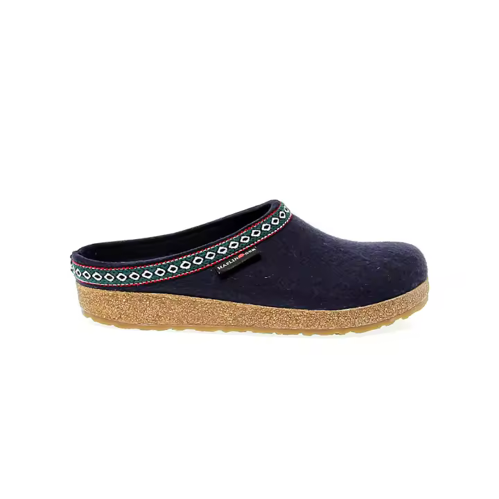Zapatillas Hazzinger Grizzy Franzl de Lana Azul 71100170 - 1
