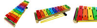 ROCKSTAR MUSIC - Glockenspiel Carrillón Metalófono Xilófono DG13N cromático, 13 teclas colores y mazas. Instrumento Musical. Colores vibrantes - details 0