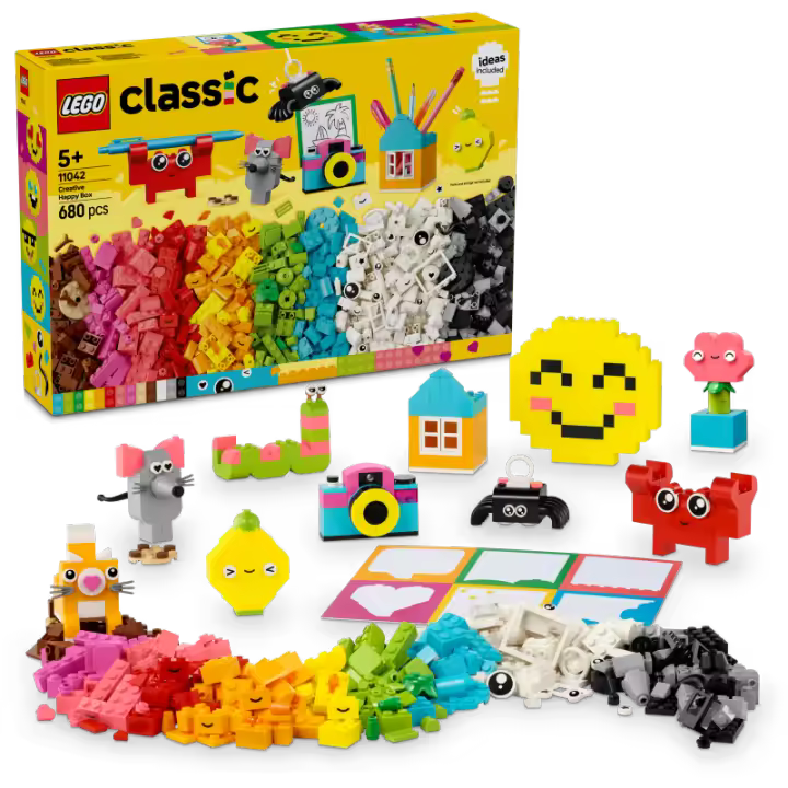 LEGO Classic 11042 Caja Feliz Creativa contiene 680 piezas - edad 5+ años 25L11042 - 1