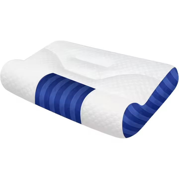 Almohada cervical de espuma viscoelástica, ergonómica y de plumón de ganso, que mejora el sueño y ofrece un soporte cervical cómodo. (Estilo B) - 1
