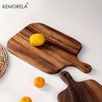 Tablero De Cortar De Madera Con Mano Para Pescado Queso Pan Postres Frutas Y Verduras Diseño Estilizado Duradero Y Seguro Para Alimentos - details 2