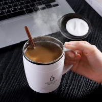 Taza De Café De Acero Inoxidable 304 Con Tapa Y Manija Tumbler Doble Capa Resistente Al Calor Vaso Termo Ecológico Para Bebidas - details 2