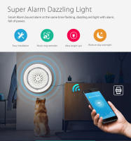 NEO Coolcam Sirena Inteligente Con Sensor De Temperatura Y Humedad Compatible Con Echo Google Home Asistente Tuya Wifi - details 4