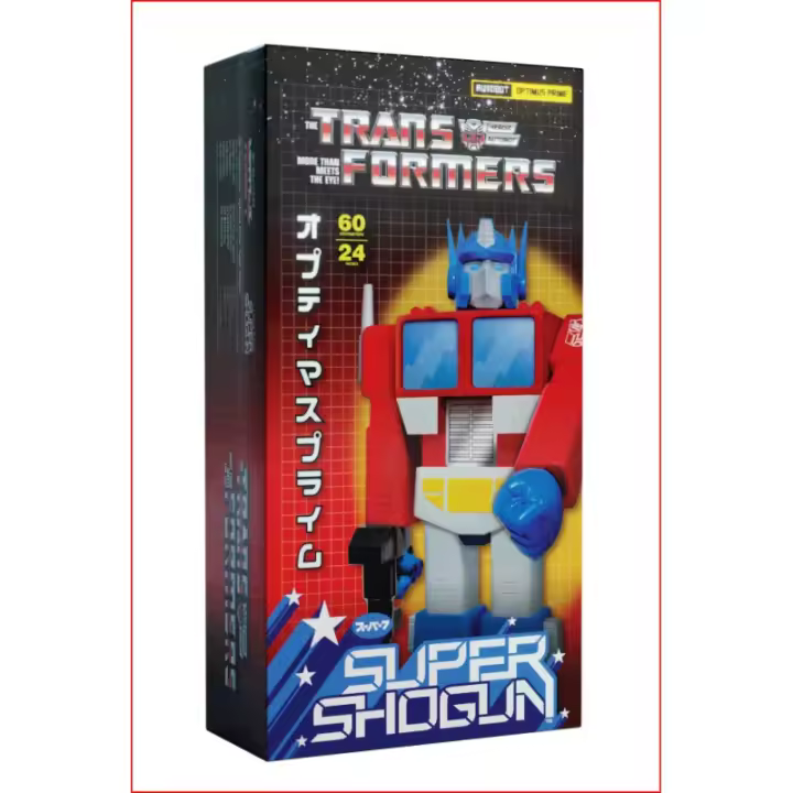Figura Super Shogun Transformers Optimus Prime Reaction Super7 Premium - 1