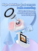 Cámara Digital Para Niños 1080P HD Con Lente Doble Regalo Con Papel De Impresión Stickers Y Bolígrafos Cámara Selfie Con Tarjeta SD De 32G - details 5