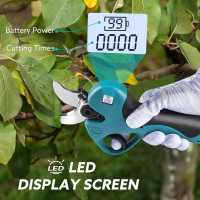 40mm Podadora eléctrica inalámbrica de 21V, tijeras de podar eficientes para árboles frutales, bonsái, cortador de ramas, herramientas de paisajismo - details 1