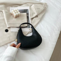 Bolso De Hombro En Forma De Crescent Para Mujer Bolso De Armpita Diseñador Bolso De Mano Diario Bolso Para Teléfono Vintage PU Suave - details 11