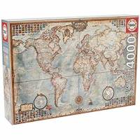 EDUCA BORRAS - PUZZLE 4000 PIEZAS - EL MUNDO, MAPA POLITICO - 14827 - details 0