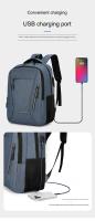 Mochila Impermeable Para Hombres Ultra Ligera Con Capacidad Para Portátil De 15.6 Pulgadas Estilo Casual Con Flecos Reflectantes Bolsa De Espalda Para Libros - details 2