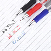 Juego De Bolígrafos De Punto Retráctil En Tinta Negra Roja Y Azul 0.5mm Recargables Para Escritura Accesorios De Oficina Suministros Escolares Estación De Trabajo - details 6
