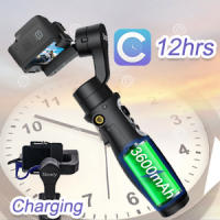 Hohem iSteadyPro 3 Estabilizador de cardán de Mano a Prueba de Salpicaduras de 3 Ejes Estabilizador para GoPro Hero 8, Gimbal para Gopro Cámaras Compatible con Go Pro Hero 8 7/6/5/4,dji Osmo Action,Insta360 One R, RX0, SJCAM, YI-CAM, Control WiFi - details 18