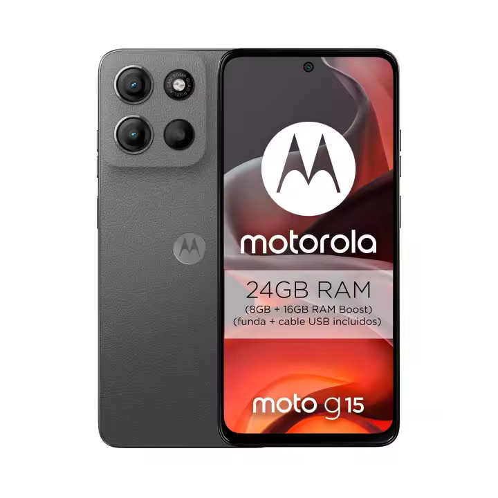 motorola moto G15 4G Grey / 8+128GB / 6.72" Full FHD+ - 1