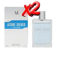 2 Unidades AZURE SILVER Eau de toilette pour homme 100ml Montage Brands Fragancia inspirada en otros perfumes Perfume Hombre - details 1