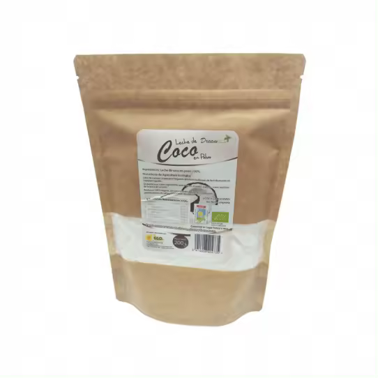 Dream Foods Leche de Coco en Polvo Bio 200g - Libre de Lactosa - Apta para Veganos - 1