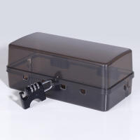 Caja Protectora De Cable Exterior Grande Impermeable Con Cerradura Almacenamiento De Enchufe Caja De Conexión Eléctrica Para Exterior Material De Plástico - details 4