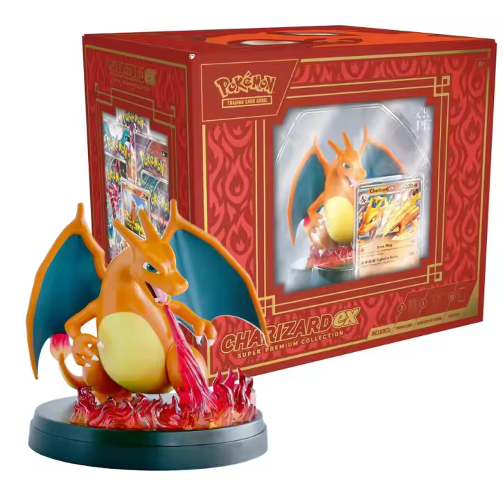 Charizard Ex Super Premium Collection - Figura -  Inglés - Cartas Pokemon Originales Tcg - 1