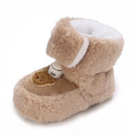 Botas De Nieve Para Bebés Recién Nacidos De Algodón Antideslizantes Y Cálidas Zapatos Para Caminar Infantiles Con Peluche - details 57
