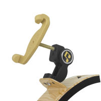 Soporte De Hombro Para Violín Duradero De Silicona Adecuado Para Violines 3/4 4/4 1/8 1/2 Accesorio De Violín Negro Y Madera - details 6