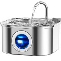 Fuente De Agua Para Mascotas SINGWEDA 304 Acero Inoxidable 3.2L 108oz Auto Filtro Silencioso Para Gatos Alimentador Automático - details 7