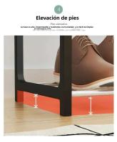 Rack De Zapatos Moderno Y Espacioso De 4 Capas Organizador De Espacio Para Sala De Estar Material PP No Requiere Assembly - details 8