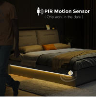 Tira De LED COB Con Sensor De Movimiento PIR 10M Luz Neón 320LEDS/M Impermeable Iluminación Nocturna Para Pared Y Habitación - details 8