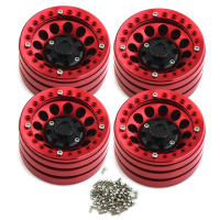 4pcs Rines De Rueda De Aleación De Aluminio Para Coche RC 1/10 Rock Crawler 1.9" Para Axial Scx10 Rr10 Wraith Trx4 D90 Piezas De Coche RC - details 3
